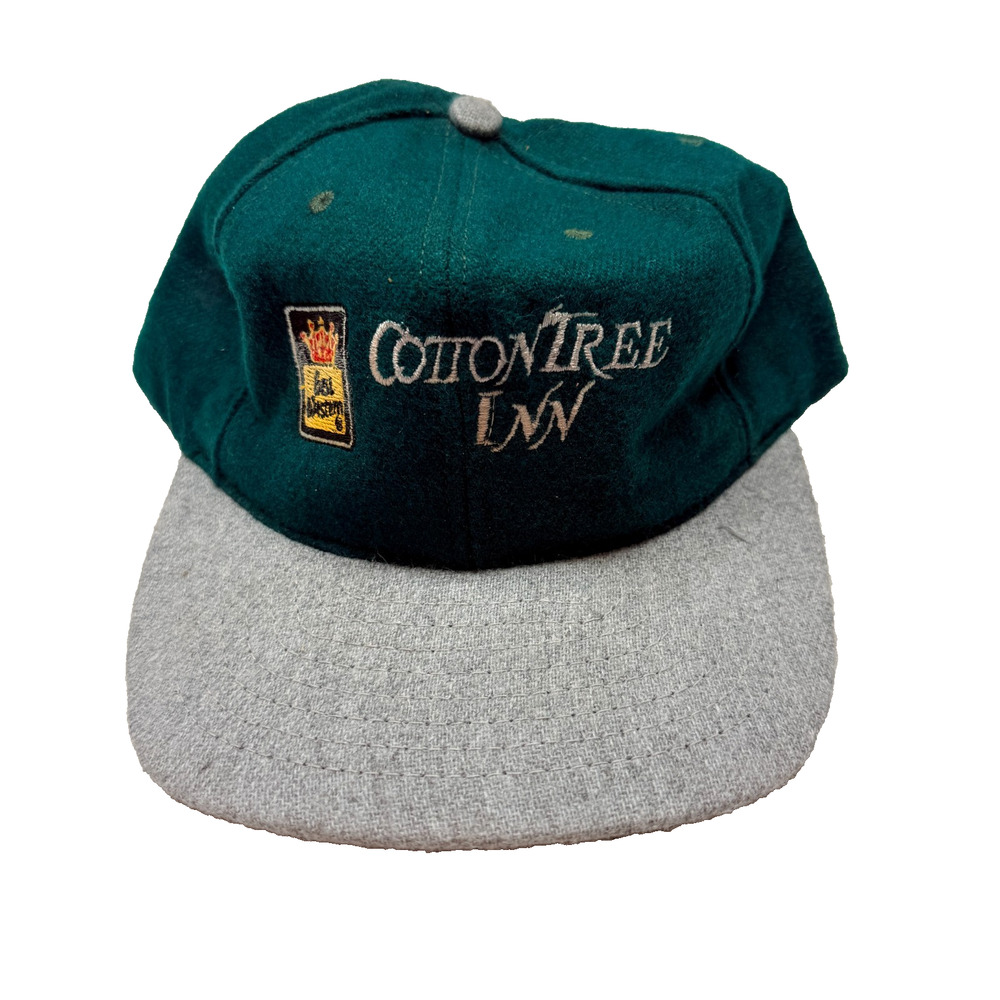 Vintage Cotton Tree Inn Green and Gray Felt Hat